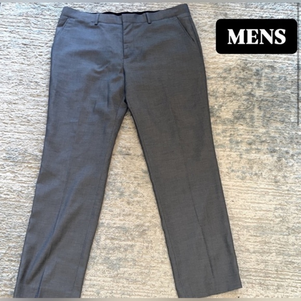 JF j. Ferrar - men’s gray dress pants 36x30 - Picture 2 of 9